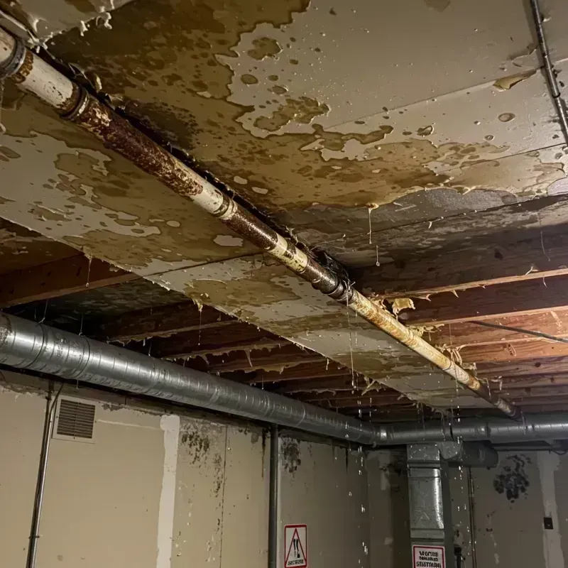 Ceiling Water Damage Repair in Glasford, IL